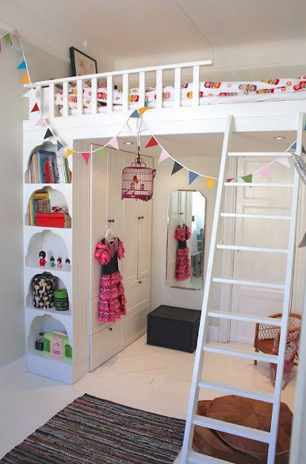 loft bed kids beds small decor rooms decorations
