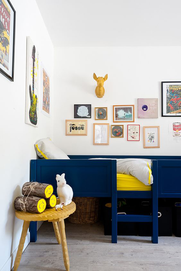 New Kids Blue Room for Large Space