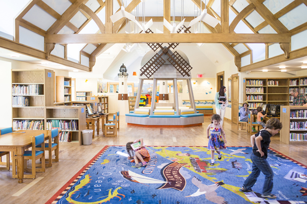 Children’s Reading Public Library With Play Areas
