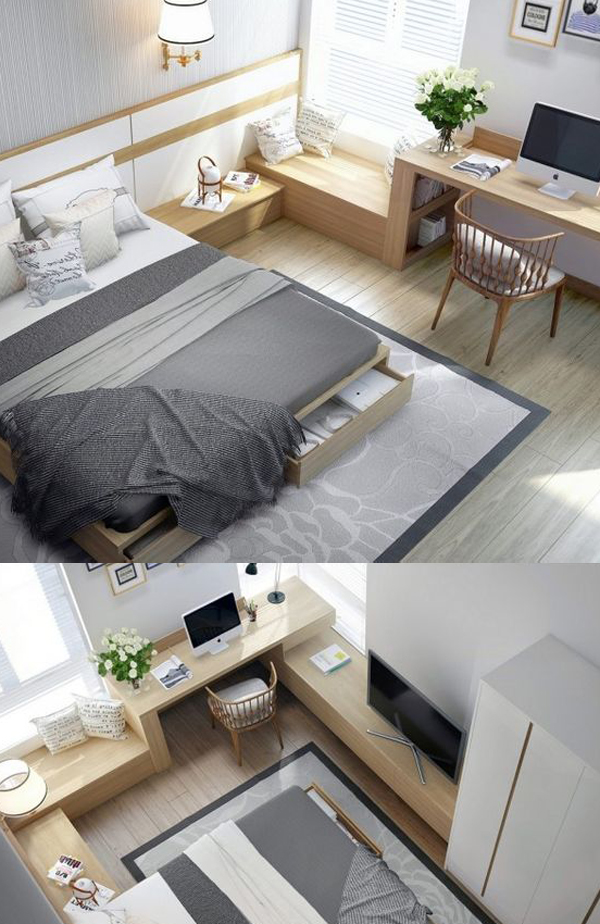 17 Genius Under Bed Storage Ideas for Tiny Bedroom