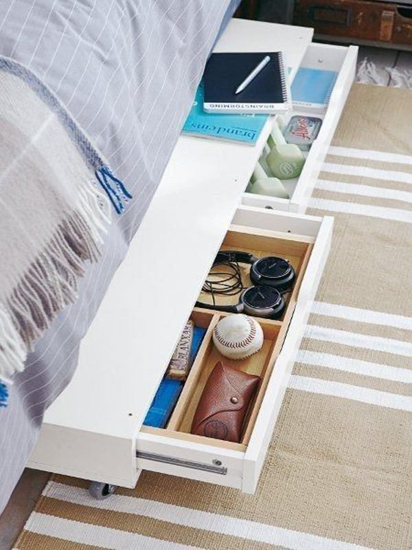 17 Genius Under Bed Storage Ideas for Tiny Bedroom