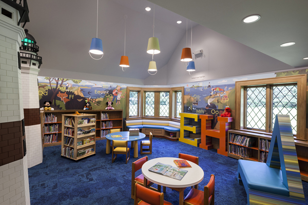 Children’s Reading Public Library With Play Areas