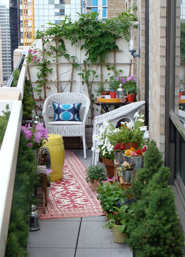 10 Beautiful Tiny Balcony To Narrow Space Ideas