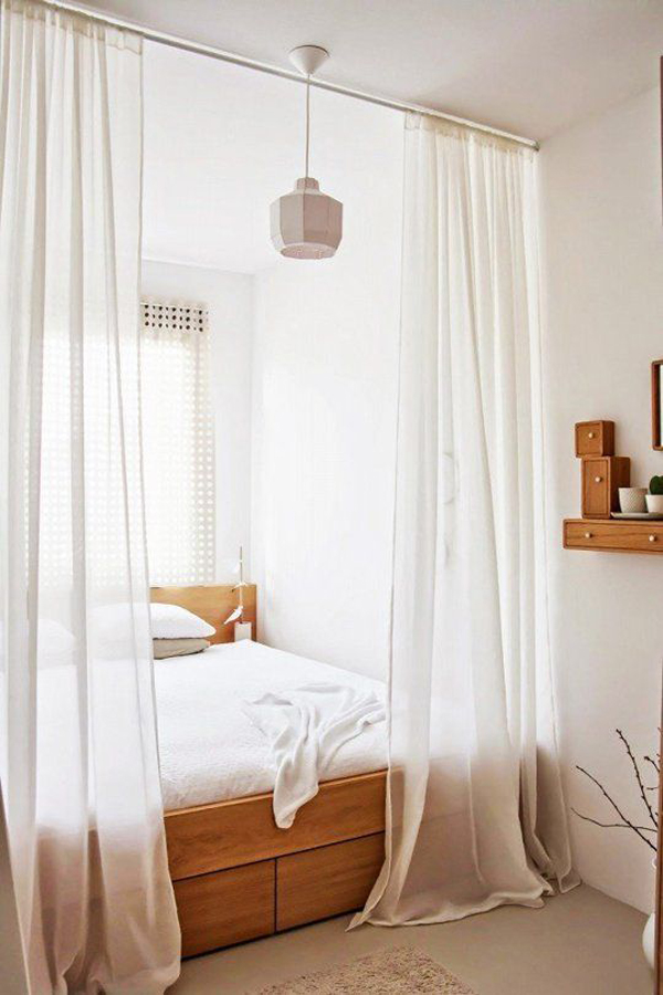 15 Easy and Amazing Curtains Room Dividers