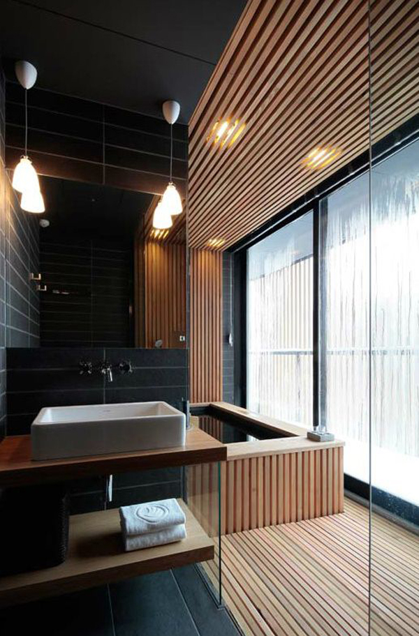 15 Minimalist Japanese Bathroom With Zen Elements | House ...