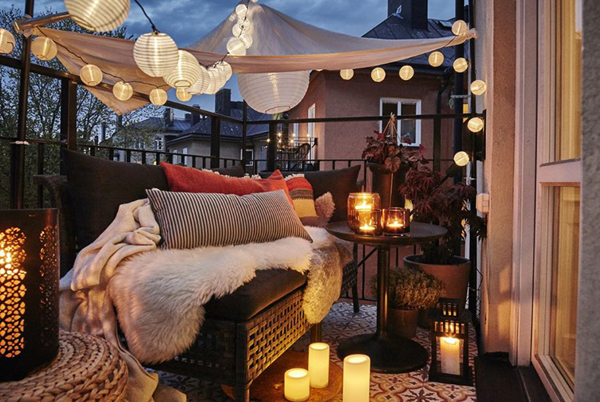 15 Most Beautiful Bohemian Balcony Ideas