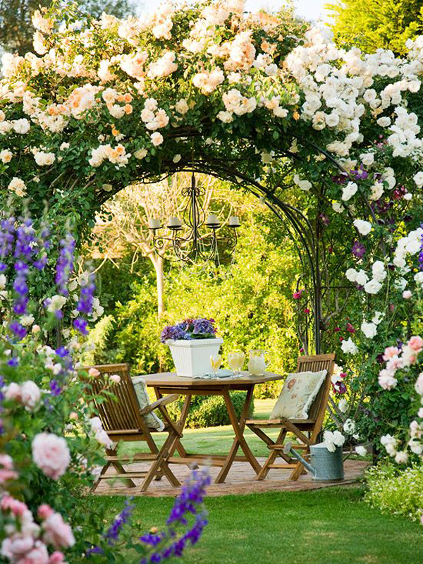 romantic beautiful gardens areas area seating outdoor decor secret