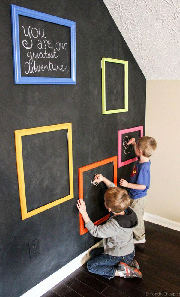 35 Clever Kids Wall Ideas For Interactive Play