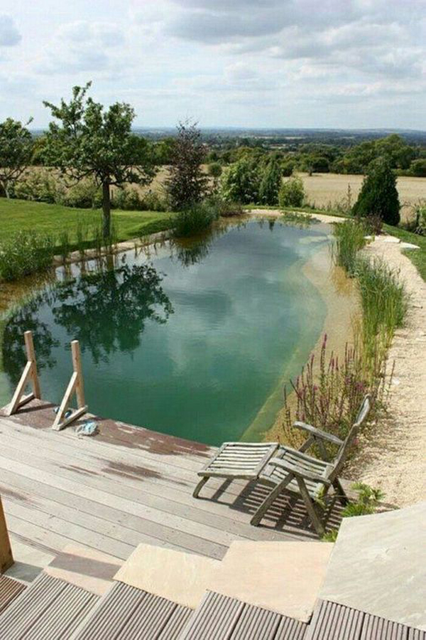 30 Natural Pond And Swimming Pool Designs For Relaxing