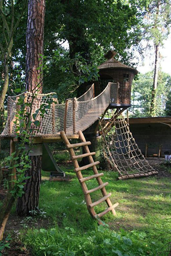 35 Outdoor Kids Playground Ideas With Nature Inspired