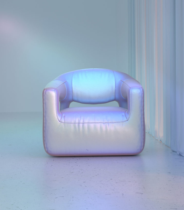 Holographic 3D Furniture Combination With Photography And Designs