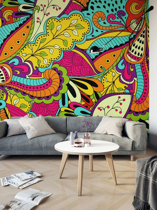 27 Awesome Bold Wall Accents With Creative Features