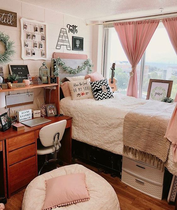 30 Modern And Gorgeous Dorm Room Ideas For Teenage Girl