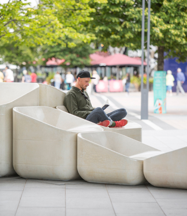 Steps | Outdoor Concrete Armchairs For Enjoyed All Ages