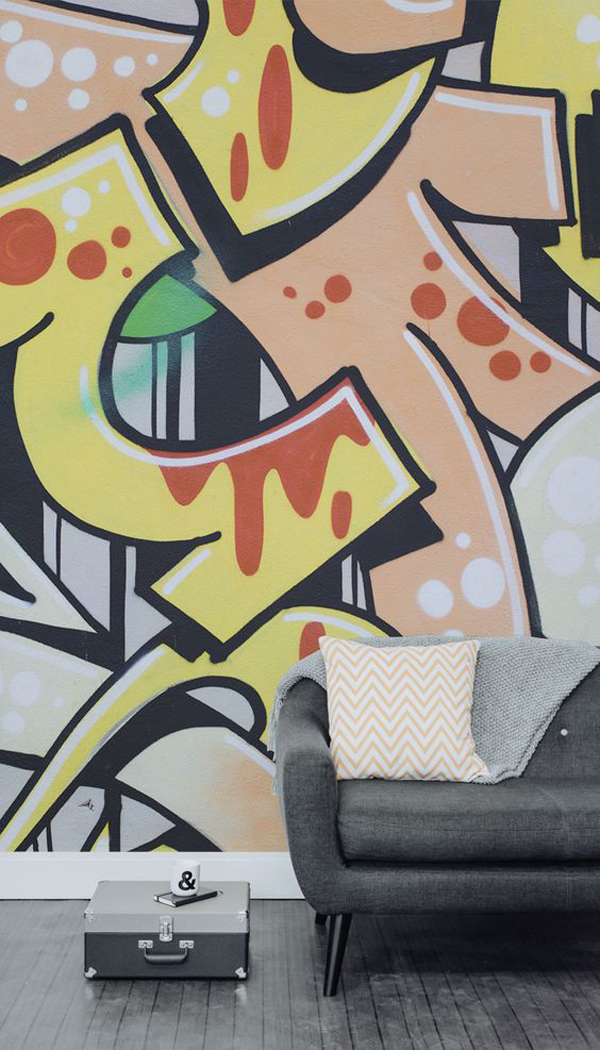 23 Trendy Interior Graffiti Ideas For Urban Style