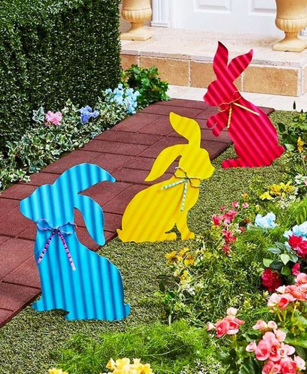 34 Fun And Easy Easter Decor For Your Outdoor Space