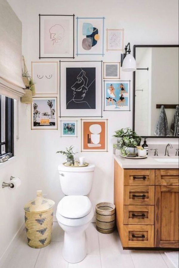20 Bathroom Wall Art Ideas To Get More Creative