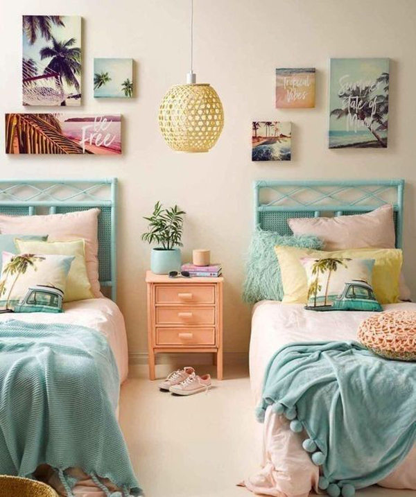 20 Trendy Beach Themed Bedroom Ideas, Beach Themed Bedroom Decor Ideas