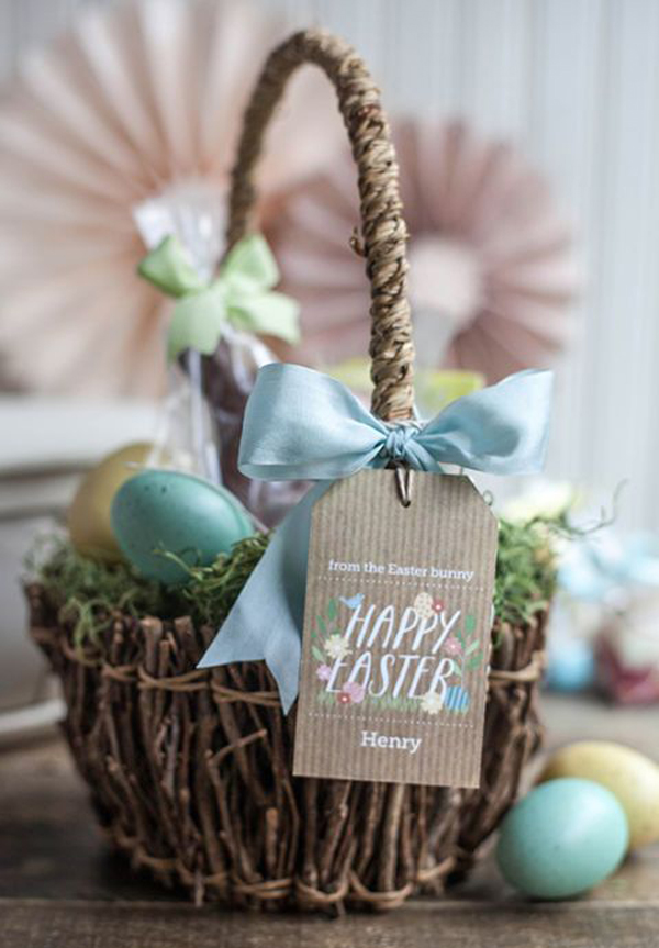 34 Cute DIY Easter Basket Ideas With Holiday Spirit