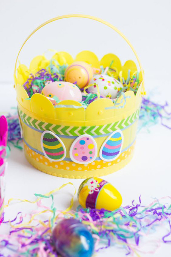 27 Cute DIY Easter Basket Ideas With Holiday Spirit
