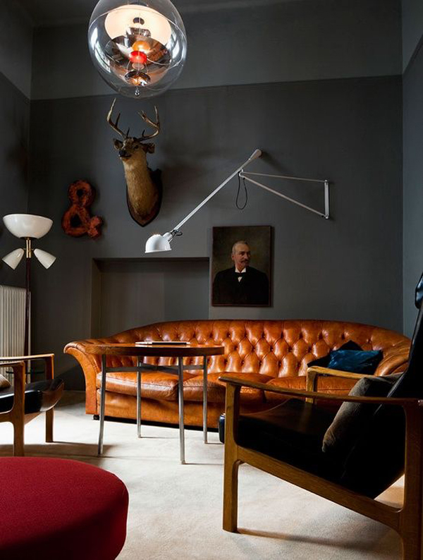 21 Cool Leather Sofas With Masculine Vibe For Man Caves