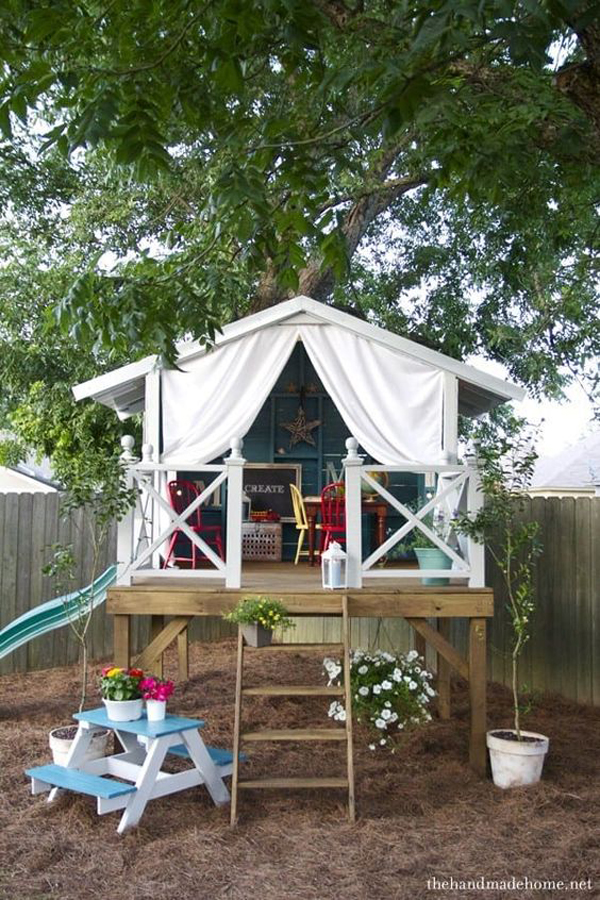 beautiful-treehouse-playhouse-for-kids