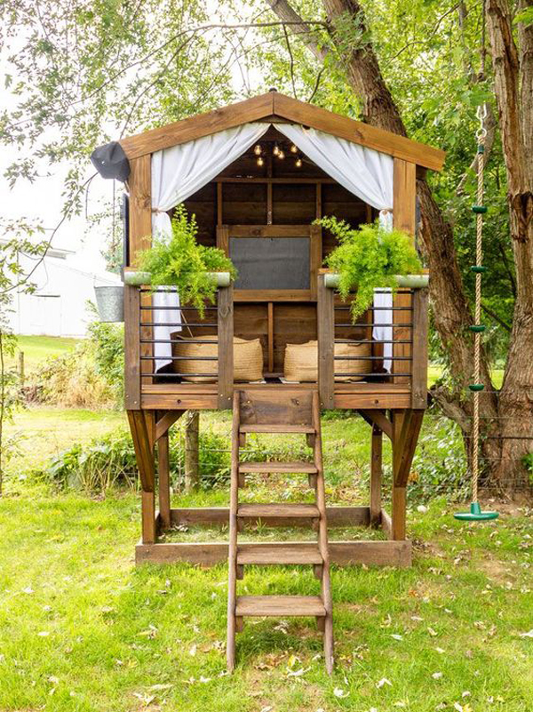 natural-kids-playhouse-ideas-for-backyard