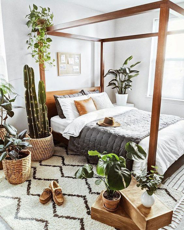 masculine-boho-bedroom-ideas-with-nature-inspired