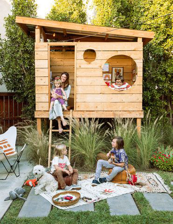 beautiful-backyard-kid-landscape-with-treehouse