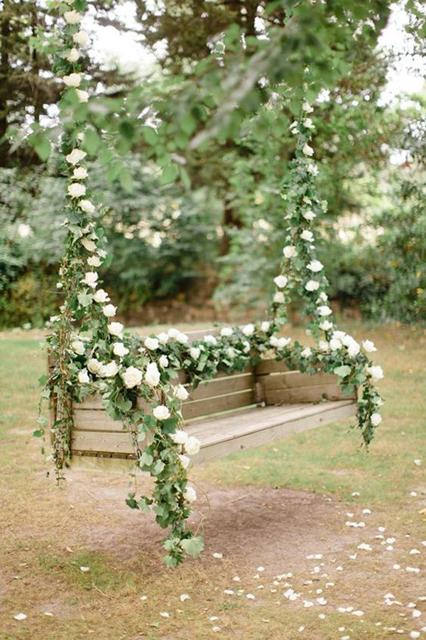 romantic-floral-tree-swing-seats