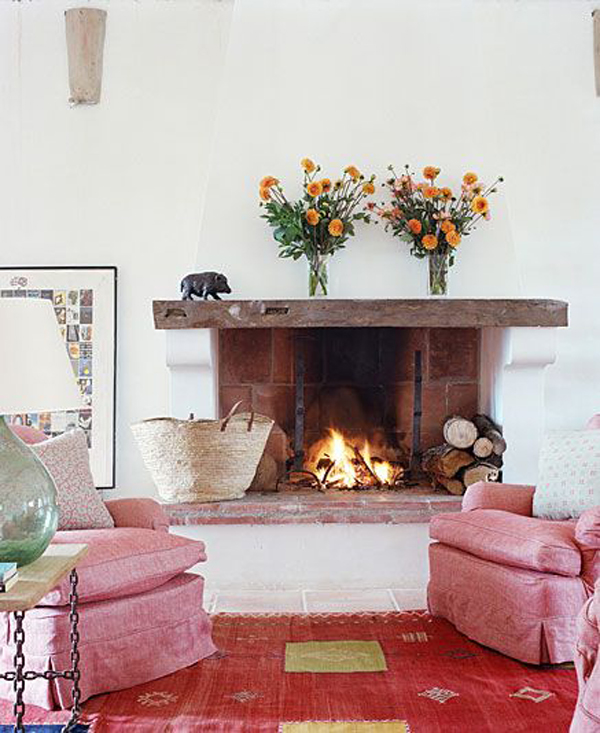 coastal-romantic-fireplace-with-pink-color