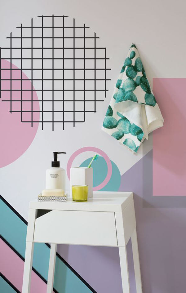 pastel-modern-shapes-wallpaper-mural-for-bathroom