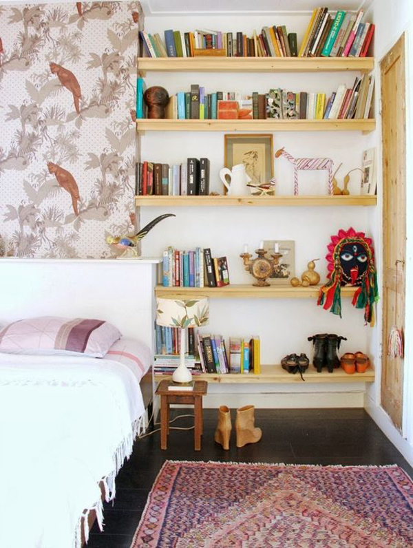 adorable-bedroom-design-with-bookshelves