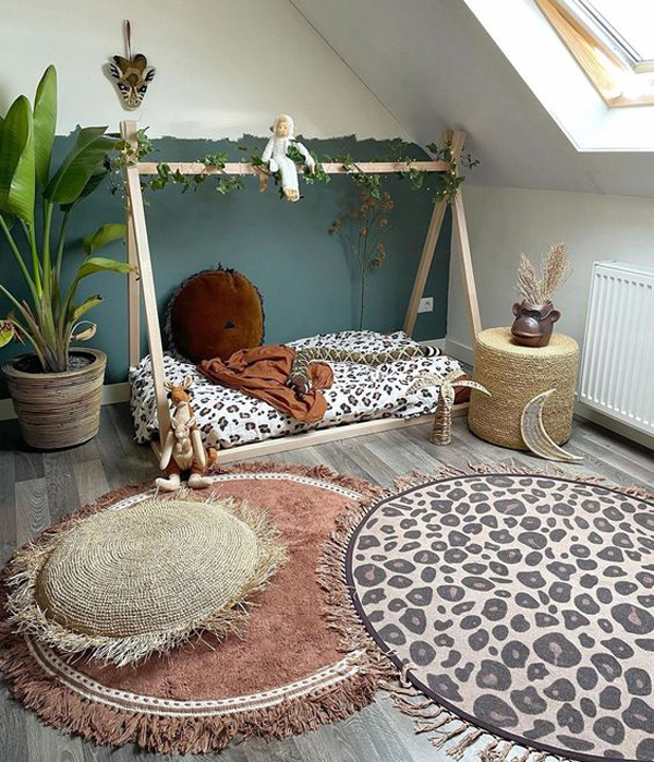 loft-kids-room-design-with-african-accents