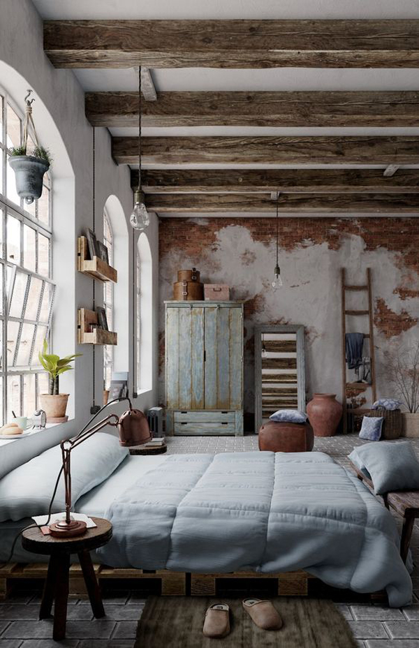 rustic-bedroom-loft-for-men