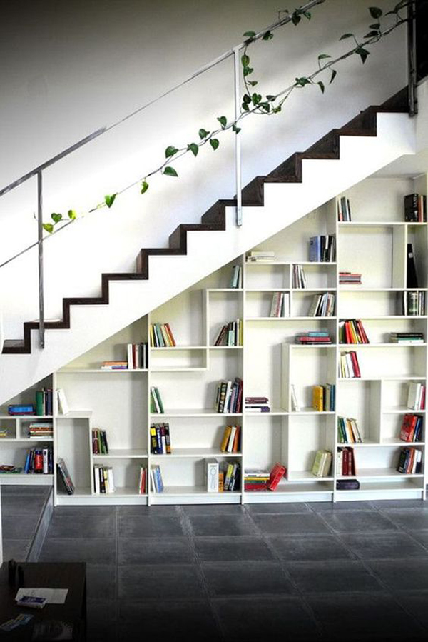 under-stairs-bookcase-design