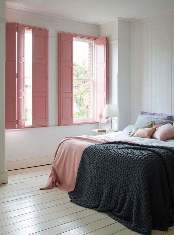 adorable-pink-bedroom-and-window-shutter-ideas