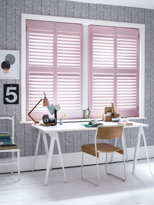minimalist-study-space-with-pink-window-shutter