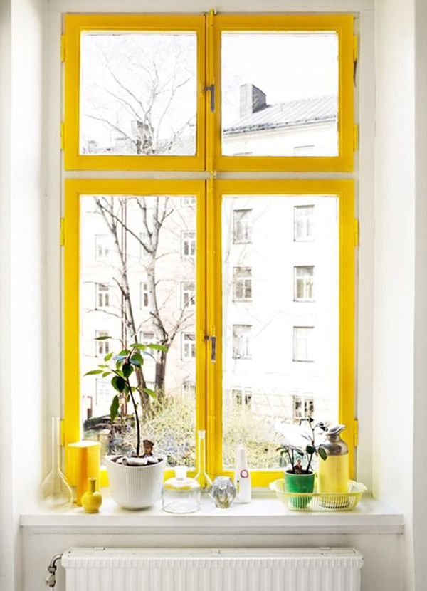 bold-yellow-window-frame-ideas
