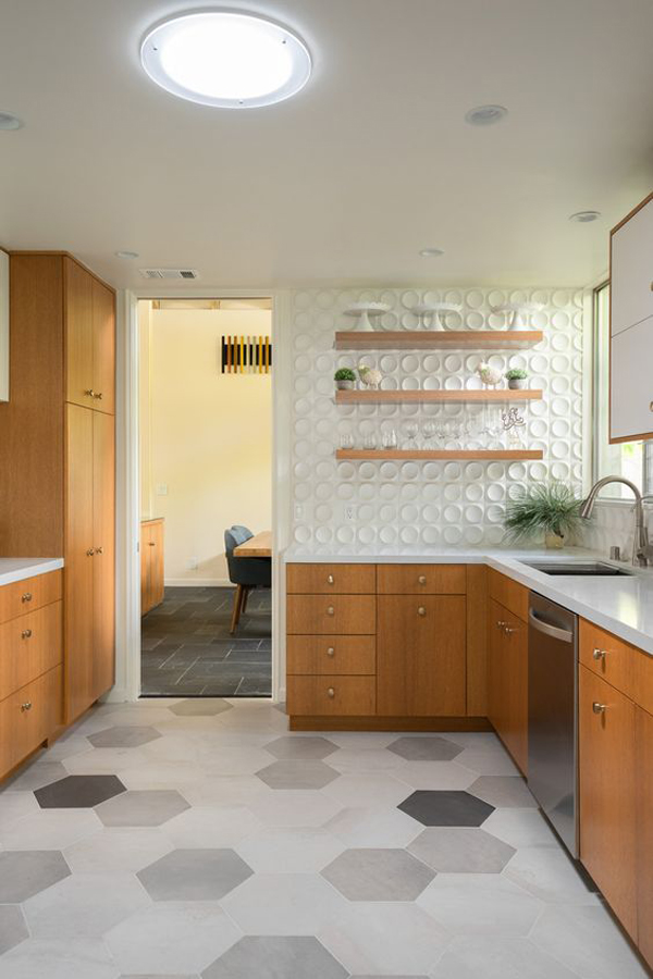 hexagonal-and-monochrome-kitchen-floor-tile