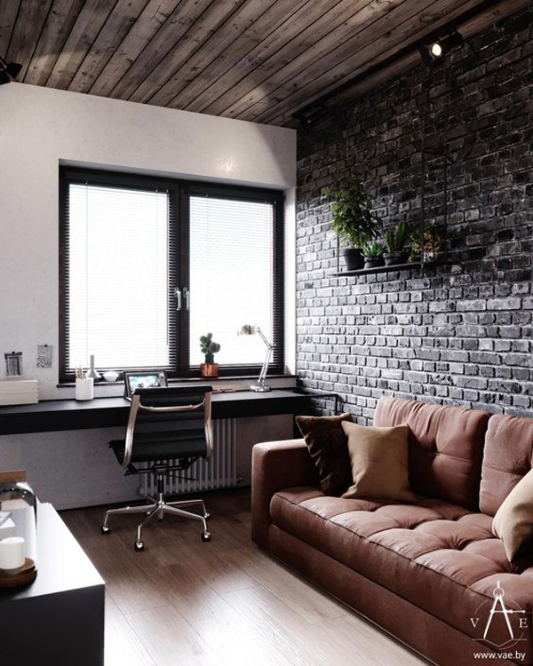 warm-industrial-home-office-with-living-space
