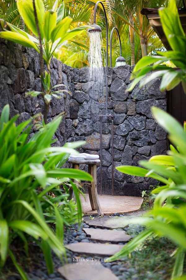 small-diy-outdoor-shower-with-stone-wall