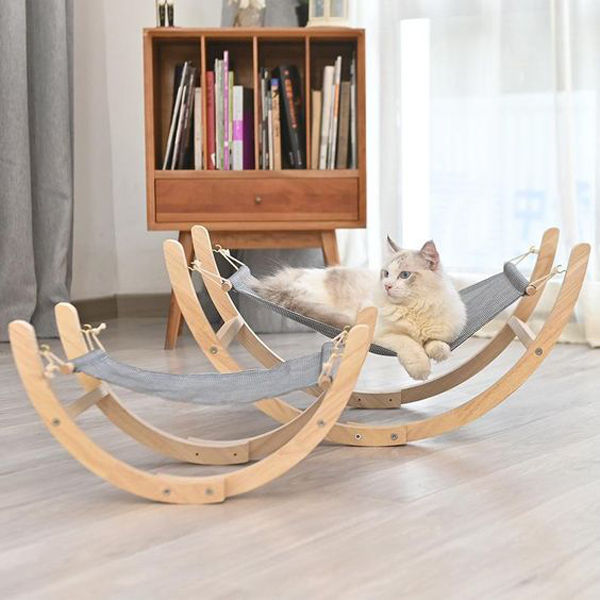 wooden-cat-hammock-and-swing-design