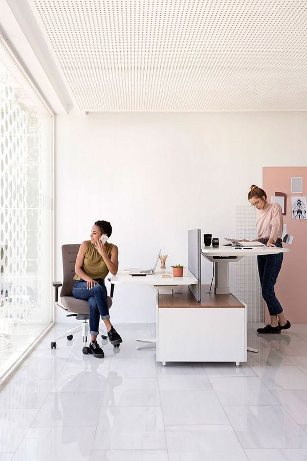 cute-and-functional-workspace-with-combines-standing-desks