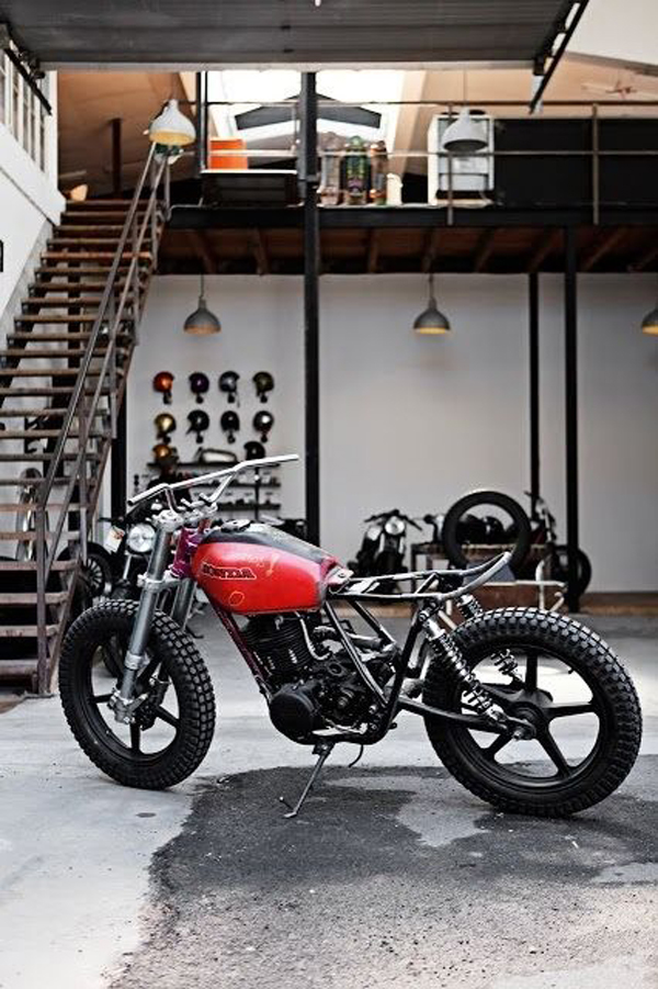 trendy-motorcycle-garage-with-industrial-style
