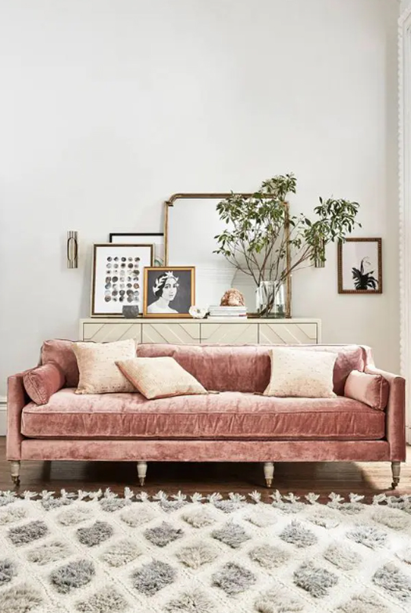 mid-century-velvet-living-room-design