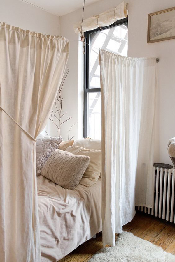 15 Easy and Amazing Curtains Room Dividers 