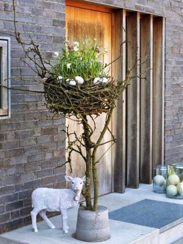 birdhouse-diy-easter-patio-decoration