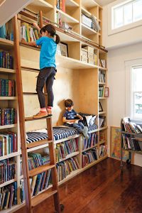 20 Awesome Home Libraries That Kids Will Love | Housetodecor.com