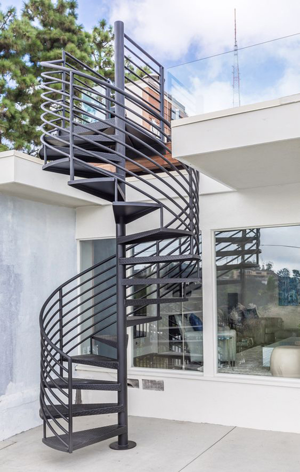 mid-century-outdoor-staircase-ideas